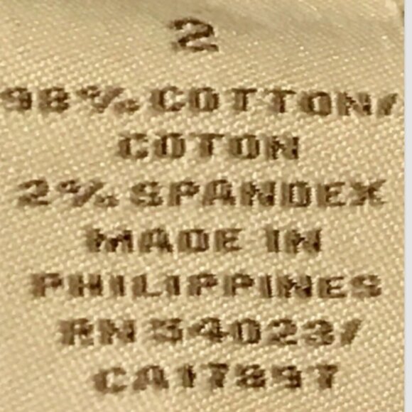 Old Navy Cotton Blend Chino Shorts Sz 2 Green #200K - Picture 11 of 12